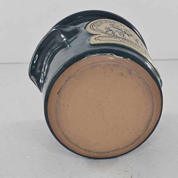 Rogues Manor Green Ceramic Crock Deneen Pottery Small Collectible Decor - Picture 5 of 8